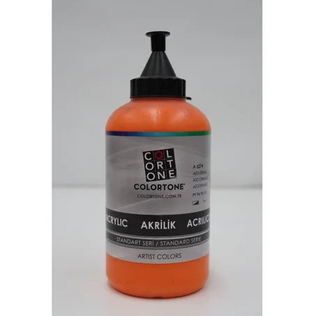 Peinture acrylique Colortone 650ml Orange azo