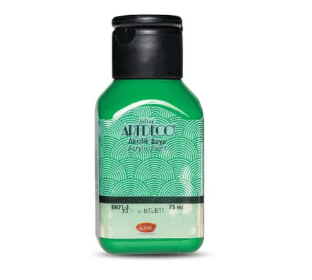 Peinture acrylique ARTDECO 75ml Vert gui 3037