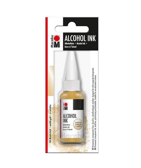 Encre alcool Marabu 20ml Or métallisé