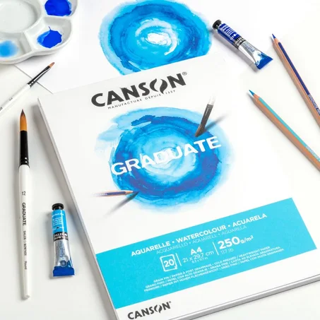 Bloc Canson Graduate A4 Aquarelle 20F 250g