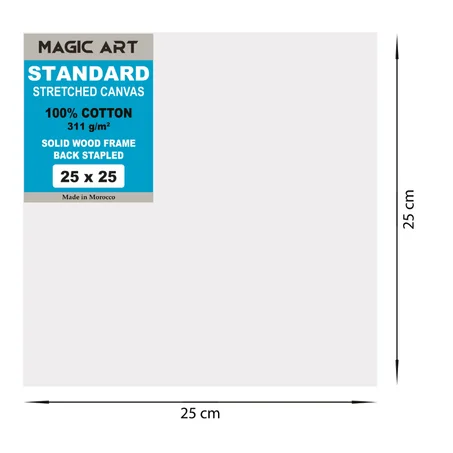 Toile Magic Art Standard 25x25 cm