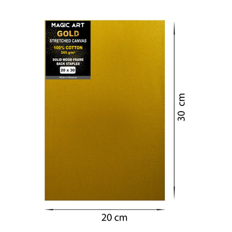 Toile Magic Art Gold 20x30 cm