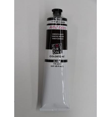 Peinture à l'huile Colortone 175ml Brun de van dyck