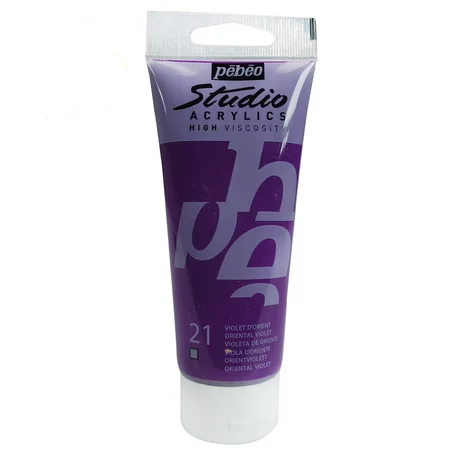 Peinture acrylique Pebeo 100ml Violet d'orient N°21