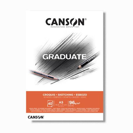 Bloc Canson Graduate A5 Croquis 40F 96g