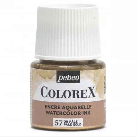 Encre aquarelle Colorex Pebeo 45ml Or pâle