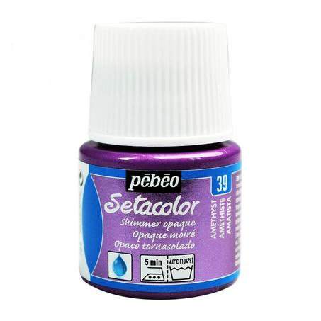 Peinture tissu setacolor Pebeo 45ml Améthiste N°39