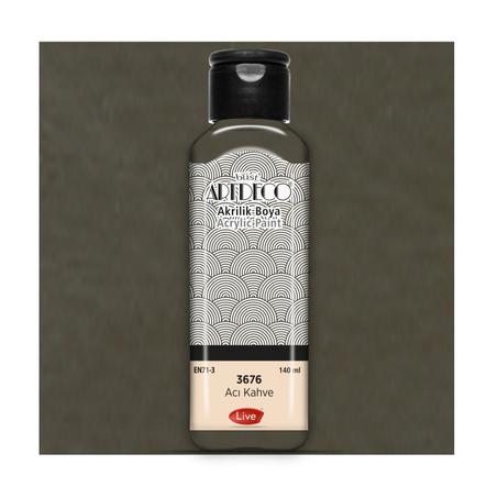 Peinture acrylique ARTDECO 140ml Brun amer 3676