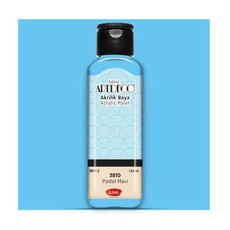 Peinture acrylique ARTDECO 140ml Bleu pastel 3810