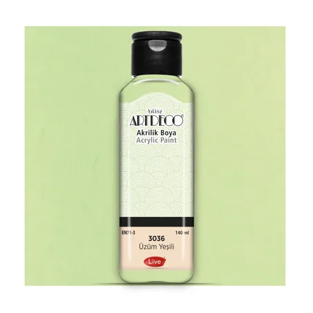 Peinture acrylique ARTDECO 140ml Vert raisin 3036