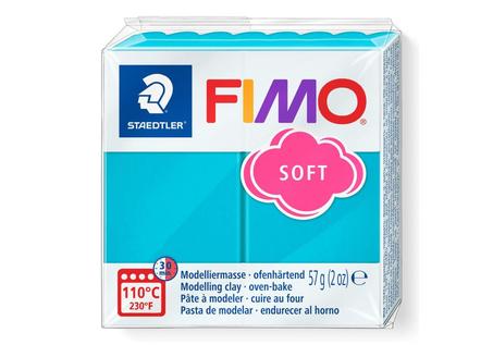 Pate polymère Fimo Soft Staedtler 57g Menthe