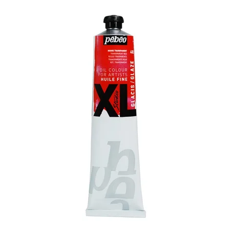 Peinture à l'huile Pebeo 180ml Rouge transparent