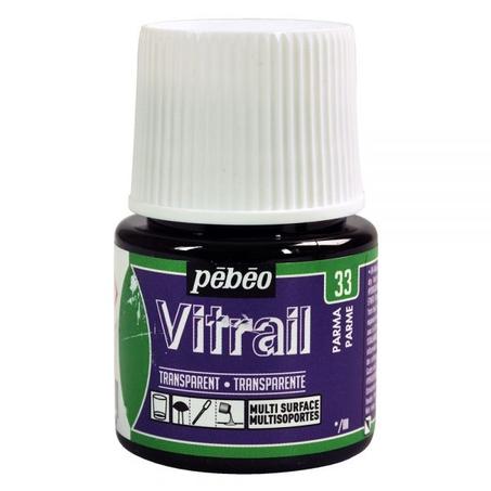 Peinture Vitrail Pebeo Violet de parme N°33 45ml