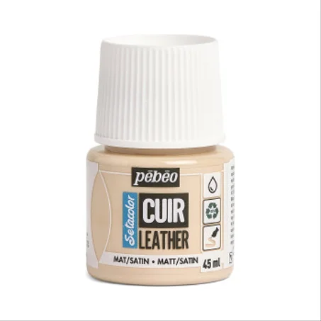 Peinture cuir Pebeo 45ml Beige rose