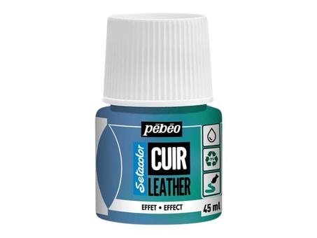 Peinture cuir Pebeo 45ml Duochrome bleu vert