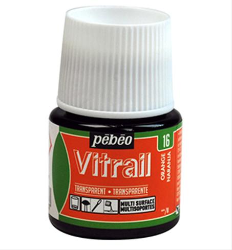Peinture Vitrail Pebeo Orange N°16 45ml