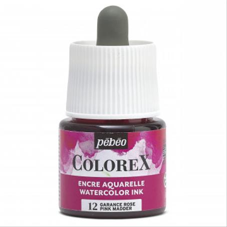 Encre aquarelle Colorex Pebeo 45ml Garance rose