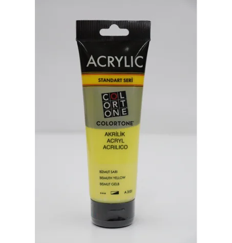 Peinture acrylique Colortone 120ml Jaune bismuth