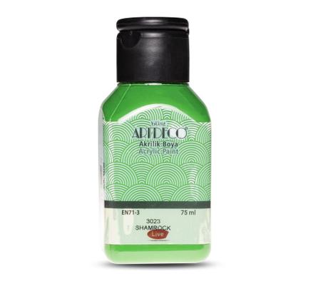 Peinture acrylique ARTDECO 75ml Vert tréfle 3023