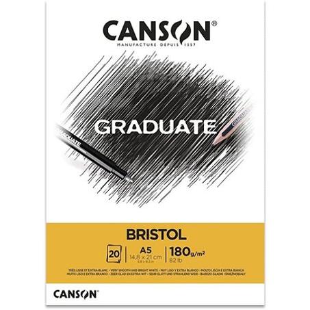 Bloc Canson Graduate A5 Bristol 20F 180g