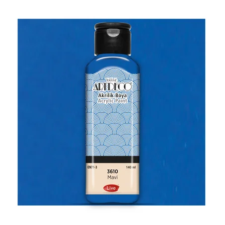 Peinture acrylique ARTDECO 140ml Bleu 3610