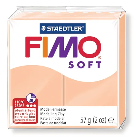 Pate polymère Fimo Soft 57g Chair clair