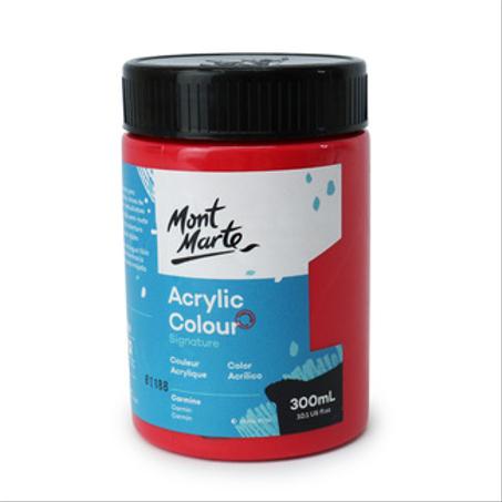Peinture acrylique Mont Marte 300ml Carmin