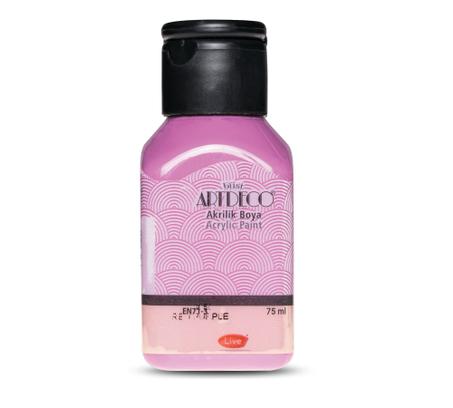 Peinture acrylique ARTDECO 75ml Violet rouge 3050