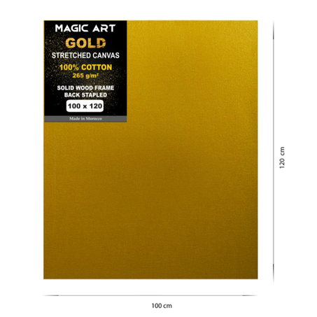 Toile Magic Art Gold 100x120 cm