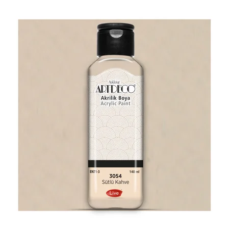 Peinture acrylique ARTDECO 140ml Café au lait 3654