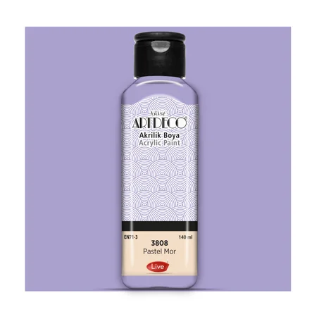 Peinture acrylique ARTDECO 140ml Violet pastel 3808