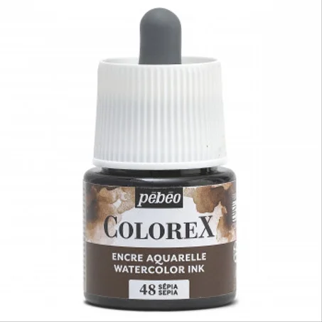 Encre aquarelle Colorex Pebeo 45ml Sépia