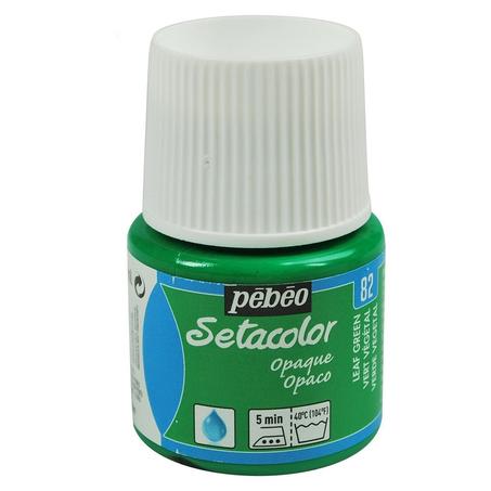 Peinture tissu setacolor Pebeo 45ml Vert végétal N°82