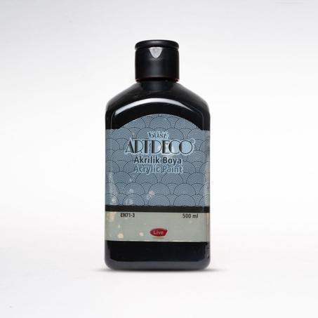 Peinture acrylique ARTDECO 500ml Noir 3618