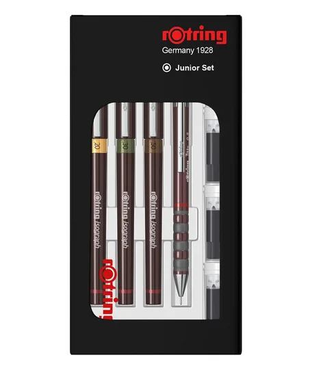 Ensemble Rotring 3 Isograph Coffret Junior