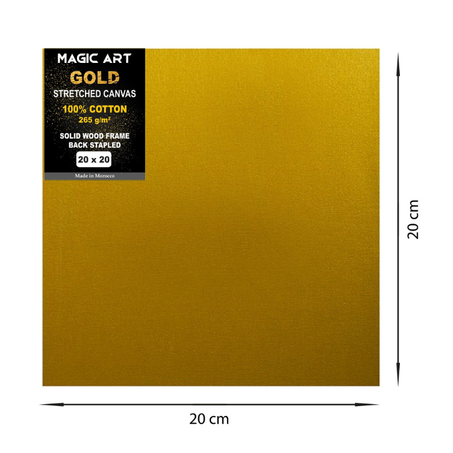 Toile Magic Art Gold 20x20 cm