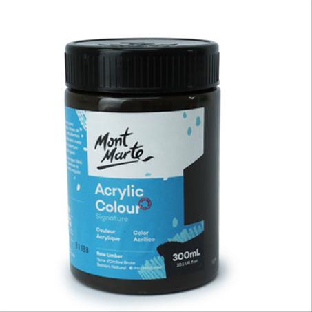 Peinture acrylique Mont Marte 300ml Terre d'ombre brulée