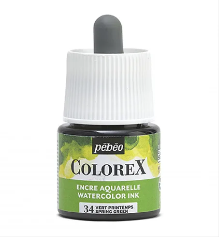 Encre aquarelle Colorex Pebeo 45ml Vert printemps