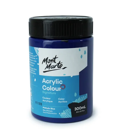Peinture acrylique Mont Marte 300ml Bleu phthalo