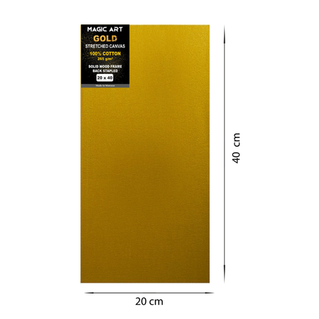 Toile Magic Art Gold 20x40 cm