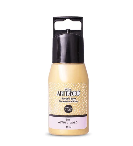Peinture 3D Fashion ARTDECO 50ml Or pailleté