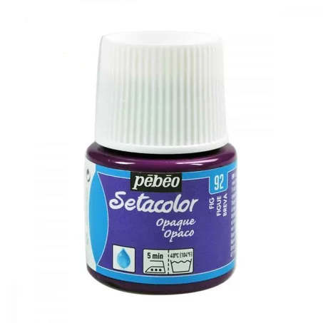 Peinture tissu setacolor Pebeo 45ml Figue N°92