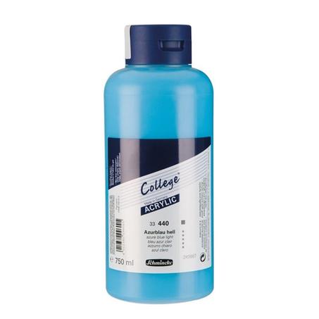 Peinture acrylique Schmincke Bleu azur clair 750ml