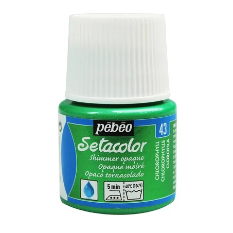 Peinture tissu setacolor Pebeo 45ml Chlorophylle N°43