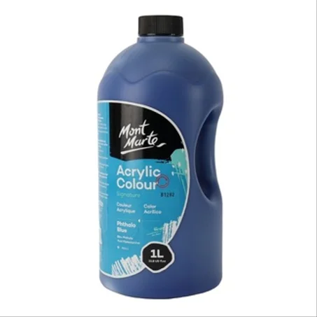 Peinture acrylique Mont Marte 1L Bleu phtalo