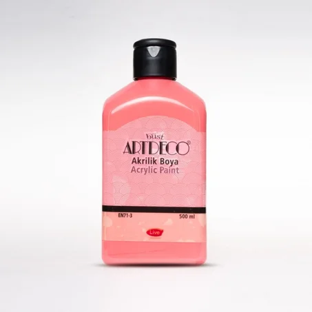 Peinture acrylique ARTDECO 500ml Rose 3604