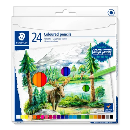 Boite de 24 crayons couleurs Staedtler