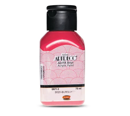 Peinture acrylique ARTDECO 75ml Bourgogne 3020