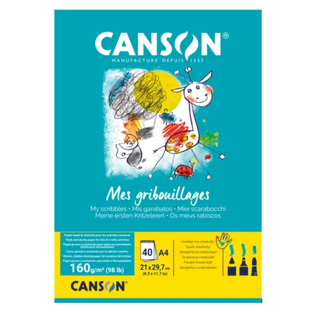 Bloc Canson Mes gribouillages A4 40F 160g