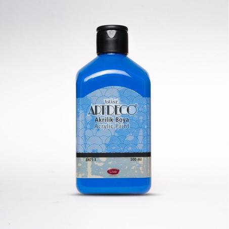 Peinture acrylique ARTDECO 500ml Bleu